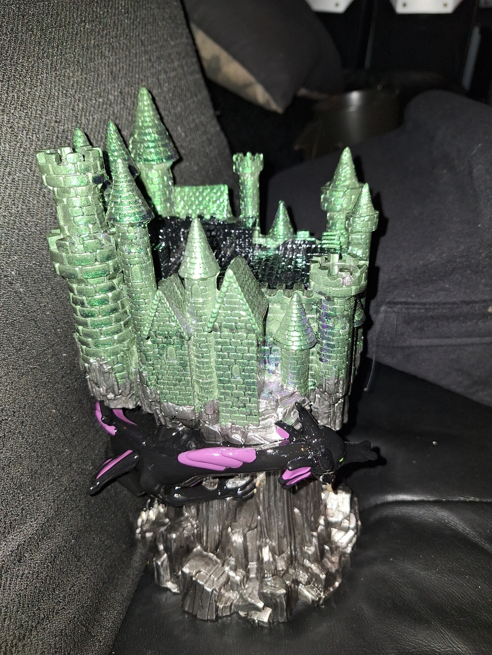 Maleficent castle candle holder bath and body works